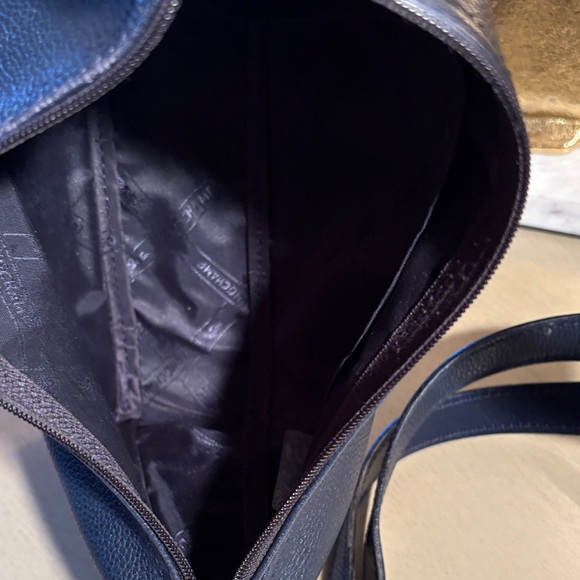 Longchamp Dark Blue Leather Handbag - Picture 12 of 15